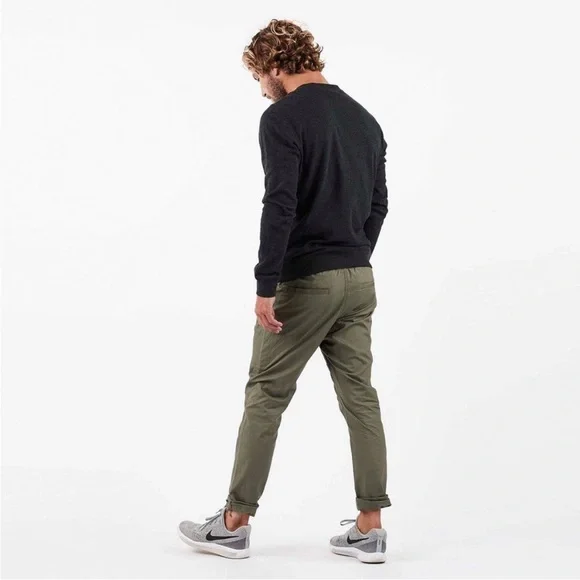 Vuori Men’s Ripstop Climber Pants Army Green Large Gorpcore Camping Hiking